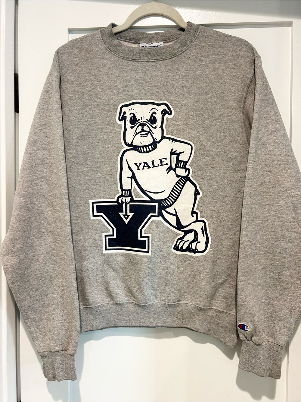 Champion Yale Bulldog Crewneck Sweatshirt